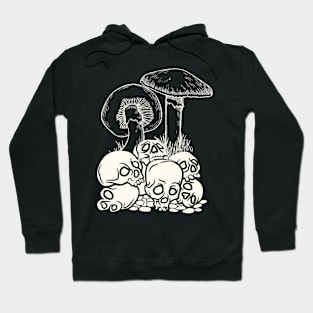 Mushroom on skull's Hoodie